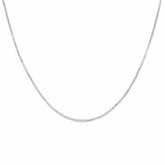 92.5% Sterling Silver Round Box Chain - 1MM